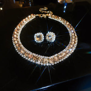 Retro French Style Geometric Alloy Plating Women's Jewelry Set