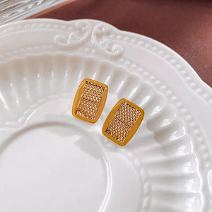 Retro French Style Geometric Alloy Plating Women's Jewelry Set