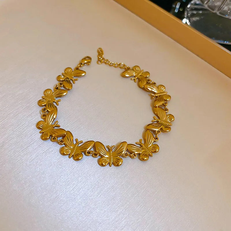 Retro French Style Geometric Alloy Plating Women's Jewelry Set