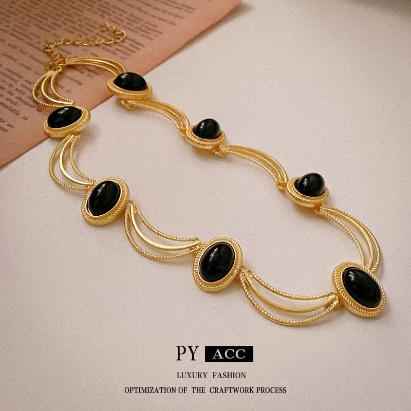 Retro French Style Geometric Alloy Plating Women's Jewelry Set